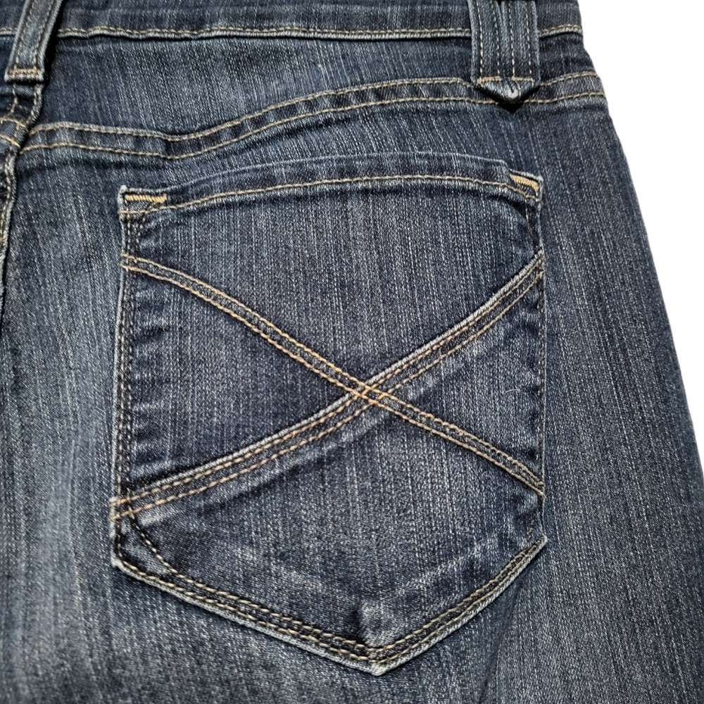 NYDJ Jeans Women's Lift Tuck Technology Straight Leg Blue Denim Dark Wash Size 6 - Picture 3 of 11